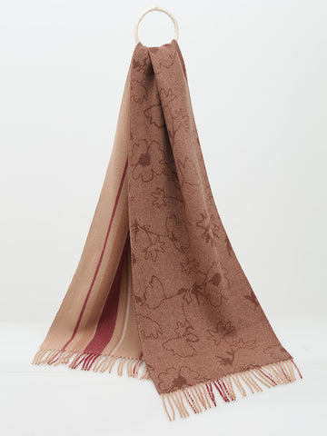 Cashmere Double-Faced Jacquard Scarf
