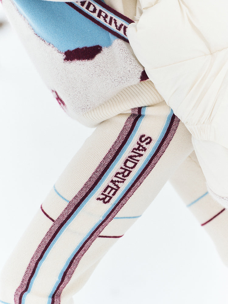 [Snow-Mountain Collection] Cashmere Slim-Fit Pants for Women