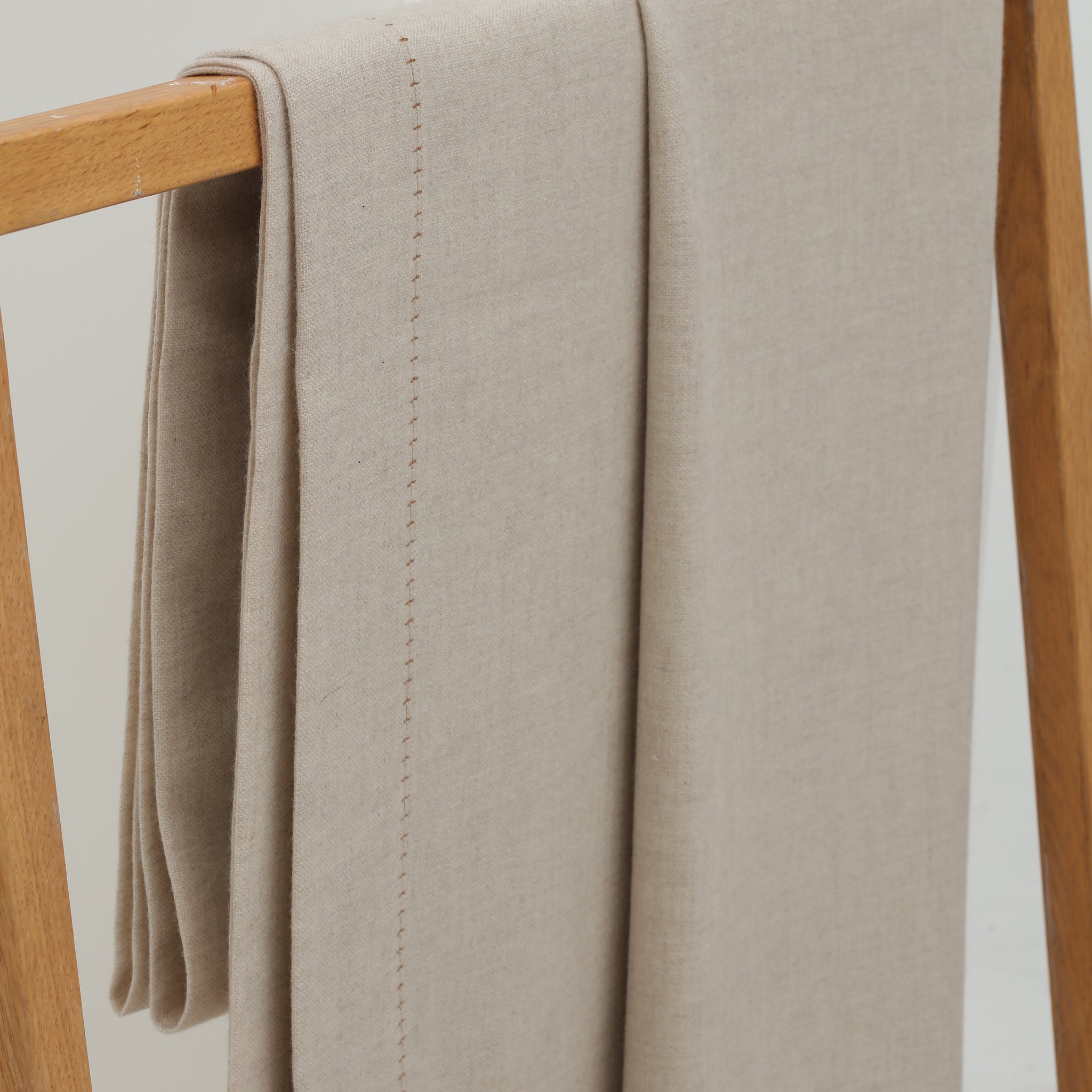NATURAL undyed pure cashmere blanket